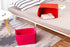 Minoisome Storage Basket Felt Storage Bin Collapsible& Convenient Box Organizer with Carry Handles for Office Bedroom Closet Babies Nursery Toys L...