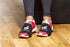 2 FEET Socks for Dancing on Smooth Floors, Dance Socks Over Sneakers, Smooth Pivots and Turns on Wood Floors, 4 Pairs Pack (Black)...