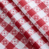Newbridge 60 x 84 Inch Oval Vinyl Tablecloth with Flannel Backing, Bistro Tavern Check, Café Checkered Indoor Outdoor Vinyl Table Cover for Picnic...