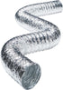 Deflecto Supurr-Flex Aluminum Dryer Vent Duct, Flexible, Fire-Resistant, 4 Inches Dia. x 8 Feet, Silver (F0408B/4)