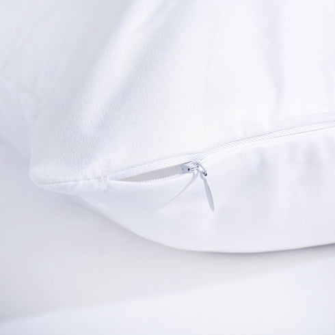 EVOLIVE Ultra Soft Microfiber Body Pillow Cover/Pillowcases 21"x54" with Hidden Zipper Closure (21"x54" Body Pillow Cover, White)...