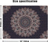Edeesky Black Mandala Tapestry Wall Hanging Psychedelic Aesthetic Indian Hippie Wall Decor Bohemian Wall Art Boho Home Decoration for Bedroom,Livi...