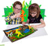 Deluxebase Jumbo Playset - Dinosaur from 12-Piece Large Dinosaur Figurines Toy Set. Bag of Dino Toys including a Stegosaurus, Pterodactyl and Spin...