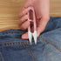 Left-Handed Fabric Scissors for Cutting Fabric, Garments, Textiles, 23cm Tailor's Scissors, Thread Cutter, Set of 2...