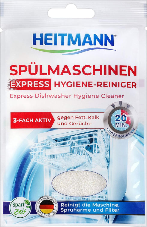 Heitmann Express Dishwasher Hygiene Cleaner 30 g...