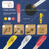 Madam Sew Chalk Fabric Marker for Sewing, Quilting & Crafting | Red |Tailors Liner Pen Creates Consistent Erasable Lines with Dosing Wheel Technol...