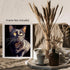 Posterizer 1 pcs-beautiful cat-kitty in the house art 2-Art for Animal Lovers Gift for Men Women Entrepreneur Teens Decor for Home & Office- unf...