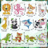12 PCS Diamond Painting Keychains Kit Animals Diamond Art Ornaments Double Sided 5D Diamond Key Rings DIY Diamonds Pendants for Beginners Birthday...