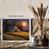 Posterizer 1 pcs- quaint old village-building in the nature 16-Landscape & Nature Art-Floral Botanical Art- Decor for Home & Office- unframed wall...