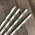 Cactus Themed Paper Straws - Green White Succulents - 50 Pack...