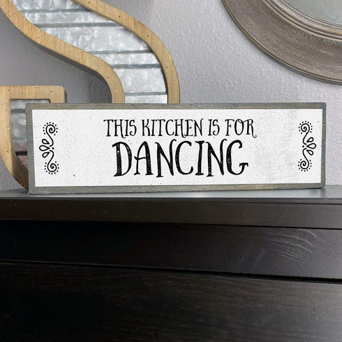 Kitchen Wood Signs (Medium - Wood And Metal, This Kitchen Is For Dancing)...