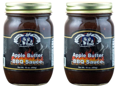 Amish Wedding Apple Butter BBQ Sauce 15 Ounces (Pack of 2)...