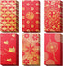 66 Pcs Chinese New Year Red Envelope 2024 Dragon,6 Styles of Red Envelopes Chinese New Year Dragon Red Packet,lucky Chinese Red Money Envelope Wed...