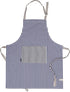 AMOUR INFINI Cotton Aprons for Women with Pockets Adjustable Strap and Waist Ties Washable Printed Aprons for Baking, Cooking, Gardening (27.5 x 3...