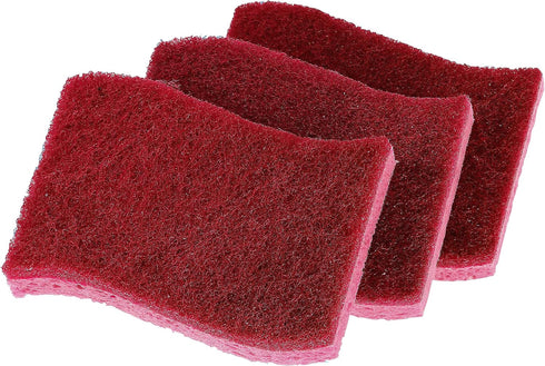 Superio Non-Scratch Cellulose Sponge Kitchen Scrub Sponges with Scouring Pad Set, Good for Non-Stick Cookware Frying Pan, Pot, Counter Top, Sink S...