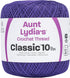 Coats Crochet Aunt Lydia's Crochet, Cotton Classic Size 10, Violet...