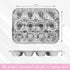 PLASTICPRO Aluminum Foil Muffin Pans Reusable and Disposable, Holds 12 Mini Cupcakes/Muffin foil Pan Pack of 20...
