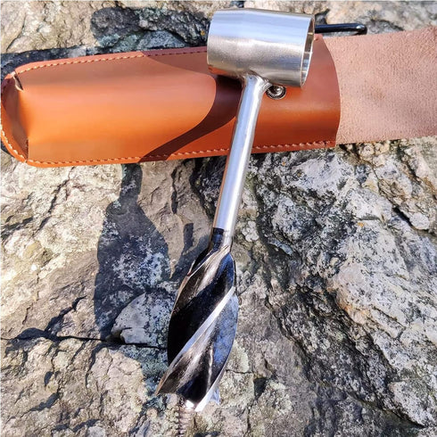 Scotch Eye Auger Wood Drill,Bushcraft Survival Settlers Tool,for Bushcrafters,Camping,Outdoor Wood Peg,Hole Maker and Bushcraft Backpack,Hand Auge...