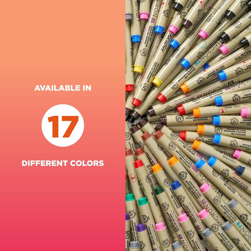 SAKURA Pigma Micron Fineliner Pens - Archival Gray Ink Pens - for Writing, Drawing, or Journaling - Assorted Point Sizes - 8 Pack...