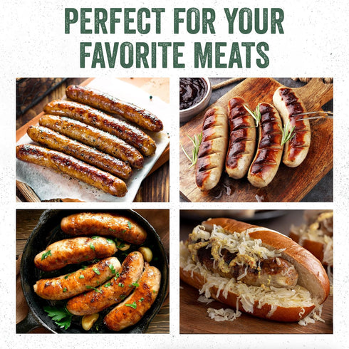 LEM Products Pre-Tubed Natural Hog Casings, 32-35mm, Edible Sausage Casings, Stuffs Approximately 50 Pounds, Great for Sausage Links, Franks, Mett...