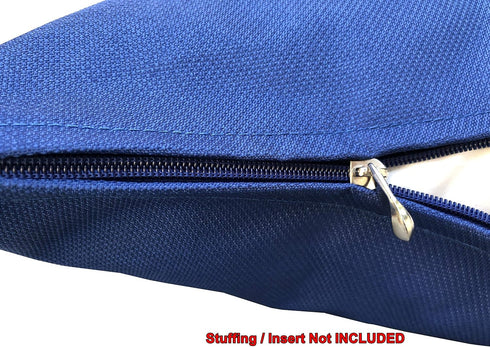 Do It Yourself DIY Pet Bed Pillow Duvet Waterproof Cover for Dog or Cat in Large 48"X29" Vibrant Navy Blue Color - Cover only...