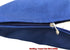 Do It Yourself DIY Pet Bed Pillow Duvet Waterproof Cover for Dog or Cat in Large 48"X29" Vibrant Navy Blue Color - Cover only...