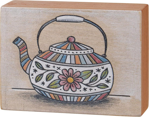 Primitives by Kathy Teapot Home Décor Sign...