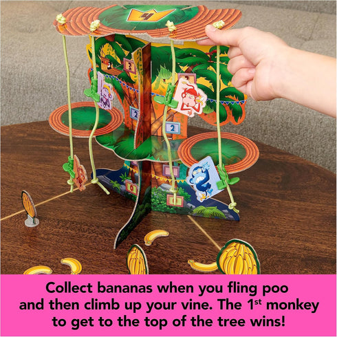 Monkey See Monkey Poo Game for Kids with Banana-Scented Fake Poop, Fun Games | Sensory Toys | Family Games | Funny Gifts, for Preschoolers Ages 4+...