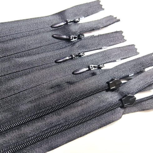 Leekayer 16 Inch Invisible Zippers - 25 PCS Bulk Nylon Coil Hidden for Sewing Dress Crafts Purse Bag Coat DIY 40cm Handmade Replacement for Repair...