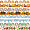 88 Pcs Seasonal Bulletin Board Borders Stickers Fall Halloween Christmas Winter Bulletin Board Trim Border Decor 86ft Seasonal Border Stickers for...