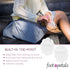 Foot Petals Ball of Foot Cushions, Long Lasting Pain Relief, Women's High Heel Insert 1 Pair, Gel-w/Toe Post, Medium...