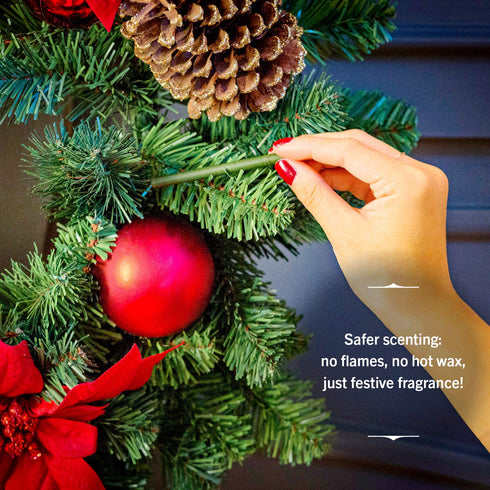 Scentsicles - 04314-024 Scented Christmas Ornaments for Christmas Tree, All Natural Holiday Air Freshener (White Winter Fir Holiday Fragrance) Inc...
