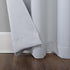 Sun Zero Easton Energy Saving Blackout Grommet Curtain Panel, 40" x 108", Oyster White...