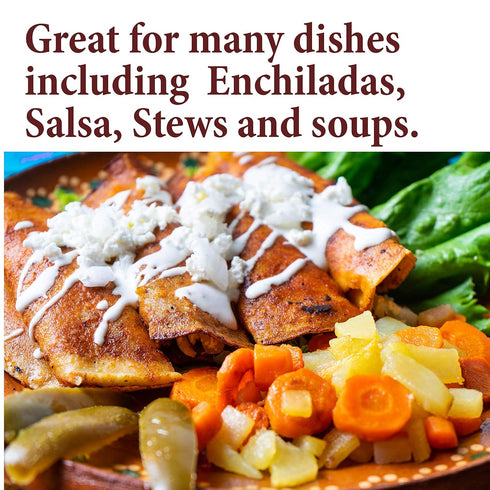 The Spice Way Premium Ancho Chile - Pure Ancho Chilli Powder (4 oz) made from pure dried ancho chili peppers with no additives, no agents. reseala...