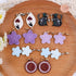 Puocaon Boho Polymer Clay Cutters - 11 Pcs Bohemian Clay Cutters for Earrings, Cat Moth Polymer Clay Cutters for Jewelry, Mushroom Clay Cutters, R...