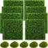 SNAIL GARDEN Fairy Artificial Grass, 8Pack Life-Like Garden Lawn with 5Pcs Artificial Moss Rocks-Miniature Ornament Garden Fairy Accessories for G...