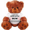 Romantic Gift Bear for Couple: Large 13" Inch Teddy Bear Funny Stuffed Animal: Unique Love You Gift : I Love You Bigger Than My Heart: Cute Relati...
