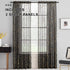 FINECITY Black Gold Sheer Curtains for Bedroom - Metallic Gold Foil Tree Branch Black Sheer Curtains 63 Inch Length Black and Gold Window Curtain ...