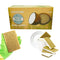Natural Kitchen Sponges Compostable Cellulose and Coconut Scrubber Sponge Pack 6 Eco Walnut 100% Coconut Sponge Eco Friendly Biodegradable Non Scr...