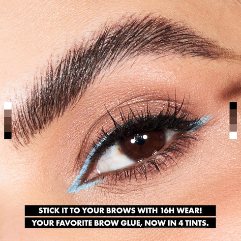 NYX PROFESSIONAL MAKEUP The Brow Glue, Extreme Hold Tinted Eyebrow Gel - Dark Brown...