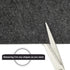 BENECREAT 19.7ftx5.5" Felt Fabric Craft Nonwoven Felt Slate Gray Roll Padding Felt Fabric for Cushion, DIY Craft, Patchwork Sewing, 3mm Thick...