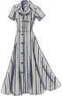 Vogue V9345E5 Easy Women's Notched Collar Dress Sewing Patterns, Sizes 14-22...