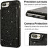 UEEBAI Case for iPhone 7 Plus 8 Plus, Premium Glitter PU Leather Case Back Wallet Cover with Two Magnetic Clasp, Card Slots, Stand Function, Durab...