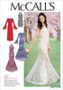 McCall's Patterns Column And Mermaid-Style Dresses With Bodice And Sleeve Variations 17.00 x 0.5 x 0.070 cm...