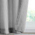 July Joy Cotton Valance Curtains 18 Inches Long Country Kitchen Curtains Tab Top for Small Window Bathroom Farmhouse 56" x 18", Black...