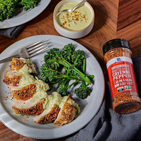 McCormick Roasted Garlic Cayenne Pepper with Onion and Himalayan Pink Salt All Purpose Seasoning, 5.51 oz...