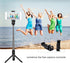 BONFOTO Universal Cell Phone Tripod Mount Adapter,Rotates Vertical and Horizontal, Adjustable with Padded Clip Fits for All Smartphones Compatible...