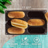 LURCH Hot Dog Buns Mold | Silicone Non-stick Flexiform Baking Pan | 5 Inch Hotdog Finger Food Snack Bread, Rolls, Cake and Eclair Tray | BPA Free...