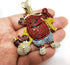 Hip Hop Iced out Gold Plated KOOL AID MAN Holding Money Bag Large Pendant...