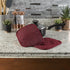 Pot Holder Set With Silicone Grip, Quilted And Heat Resistant (Set of 2) By Lavish Home (Burgundy)...